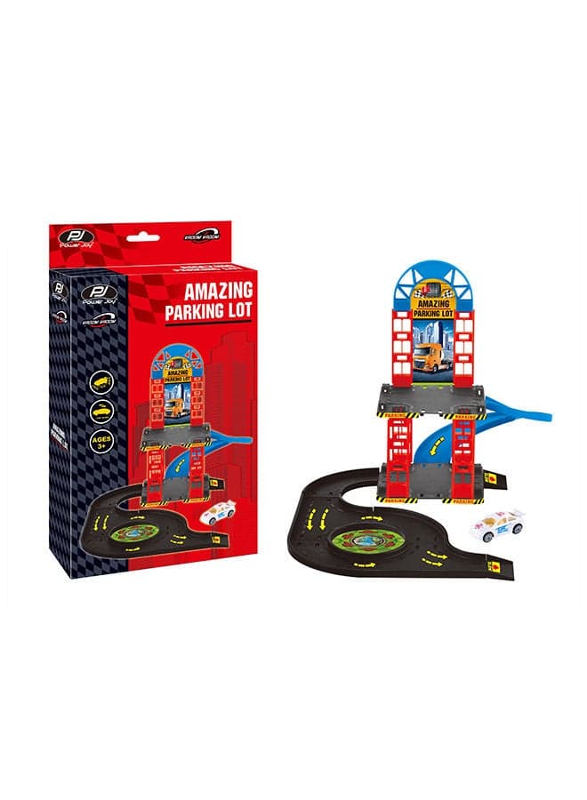 Power Joy Vroom Amazing Parking Lot with 1 Car – Remote Control Toy for Kids Ages 6+