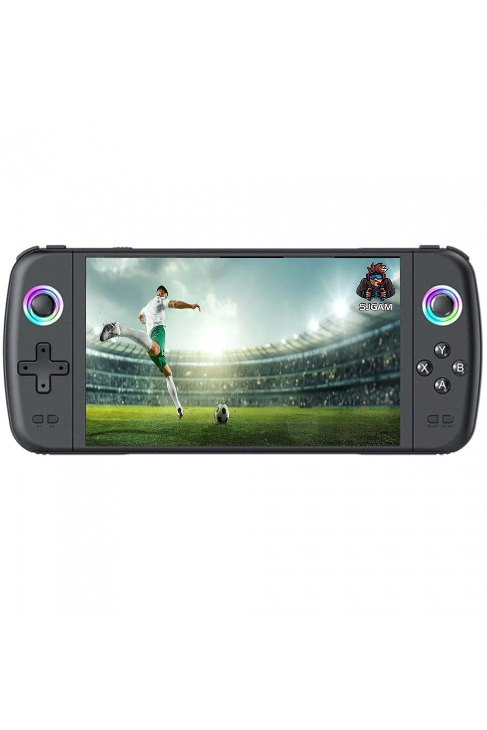 M27 Handheld Game Console – 7-inch IPS Screen, 64GB TF Card, 30+ Emulators, RGB Joystick Lights, 3D Game Support, 4000mAh Battery – Portable Retro Gaming Device for PS1, GBA, NES, MAME & More (Support Up to 256GB)