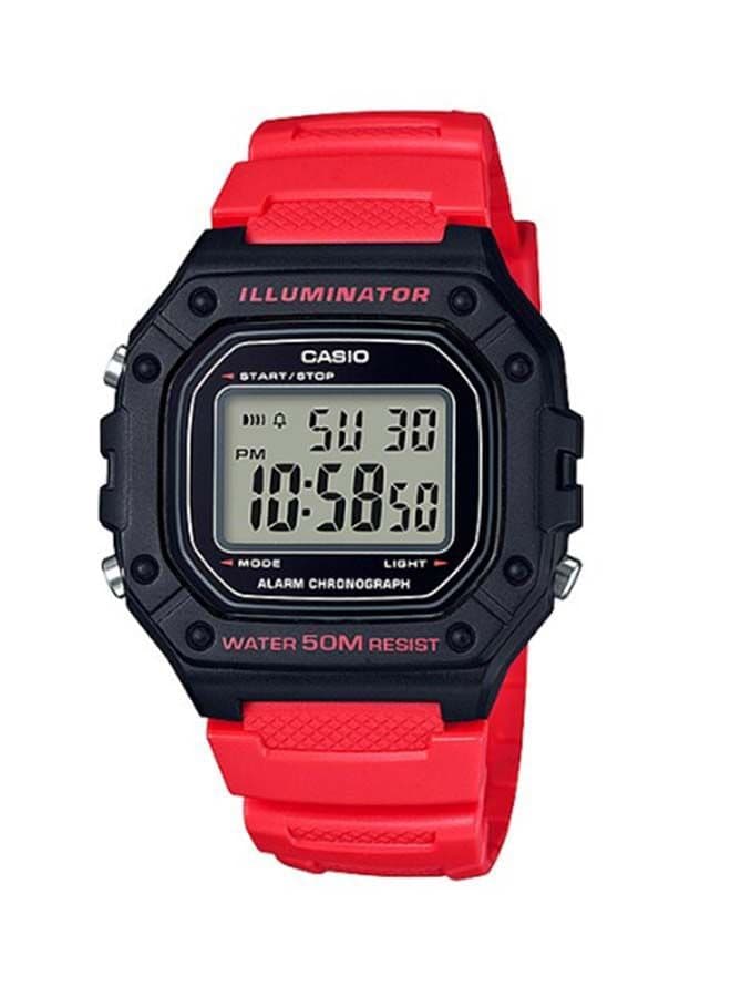 Men Resin Digital Wrist Watch W-218H-4BVDF