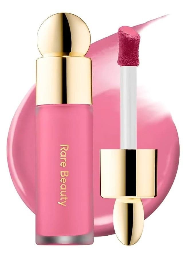 Rare Beauty Soft Pinch Liquid Blush – "Happy" (Dewy Cool Pink, 7.5ml) | Weightless, Long-Lasting, Buildable Liquid Blush for a Natural, Radiant Glow