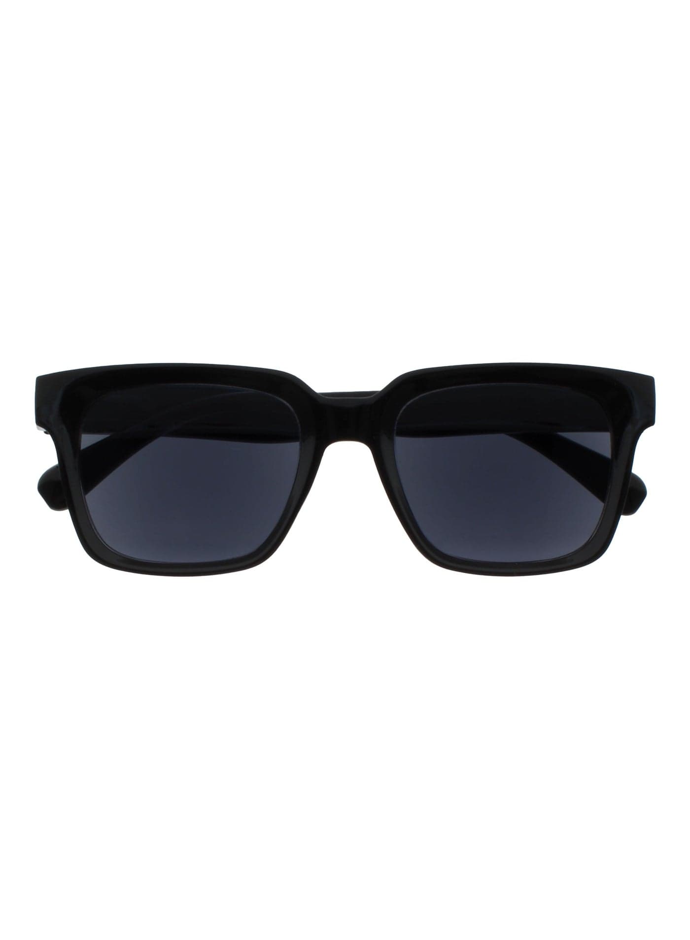 ERA Sunglasses for Women Men, Oversized Rectangular Frame with Spring Hinges, Polarised Black Tinted Lens With UV400 Protection,Anti-reflective & Anti-Glare, Black (Pack of 1)