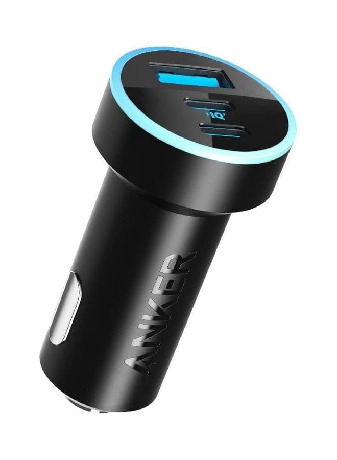 Car Charger 67W- 2 Type- C Port + 1 Usb Port Black
