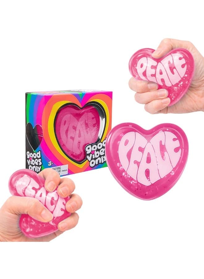 Heart-shaped Stress-relieving Squeeze Toy | Portable Anti-stress Toy Made of TPR Material, a Daily Stress-relieving Tool and Kids' Gifts
