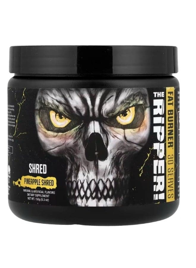 The Ripper! Fat Burner - Pineapple Shred - 30 Servings - Ultimate Thermogenic Energy & Body Shredding Formula - Maximum Potency Metabolism & Appetite Control