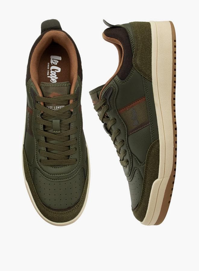 Men Lace-Up Ankle Sneakers