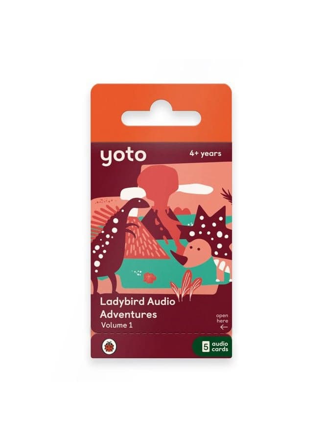 Yoto Ladybird Audio Adventures Collection: Vol. 1 – Kids 5 Audio Cards for Use with Player & Mini All-in-1 Audio Device, Screen-Free Listening with Fun Playtime, Bedtime & Travel Stories, Ages 5+