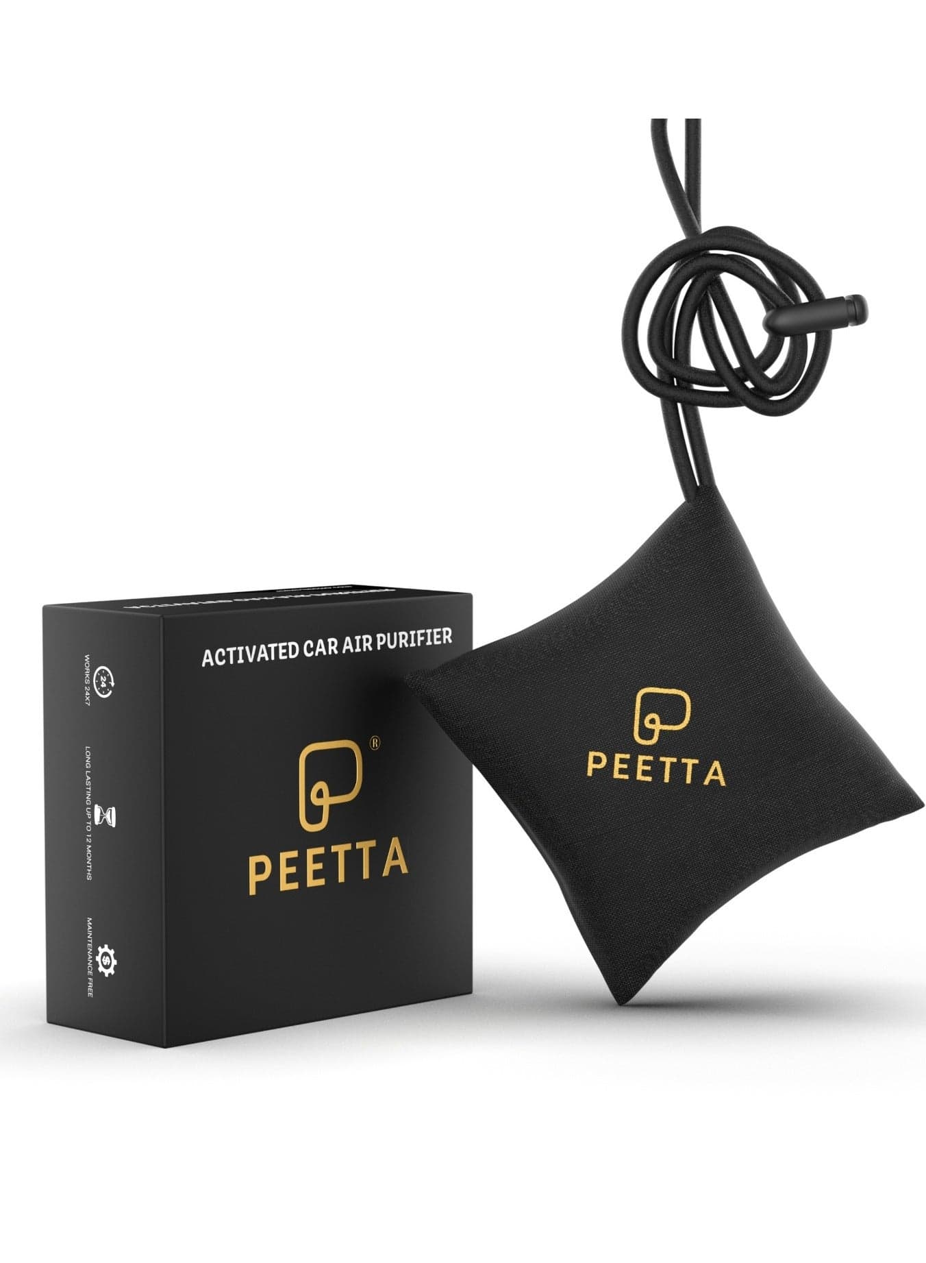 PEETTA Non-Electric Activated Car Air Purifier