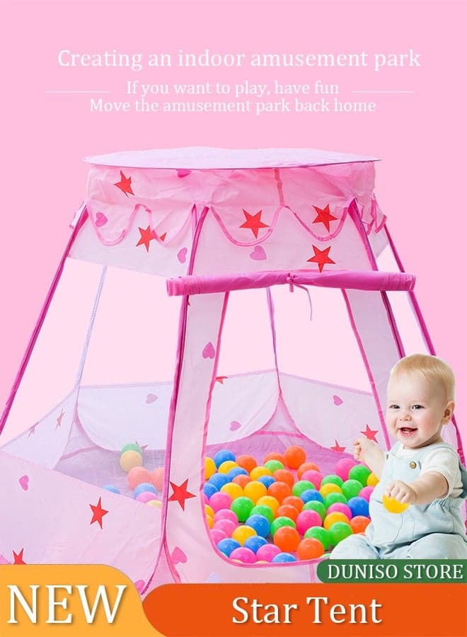 Indoor And Outdoor Baby Tent House Girls Fairy Large Kids Tent Ocean Ball Pool Folding Kids Pop Up Play Tent For Sale