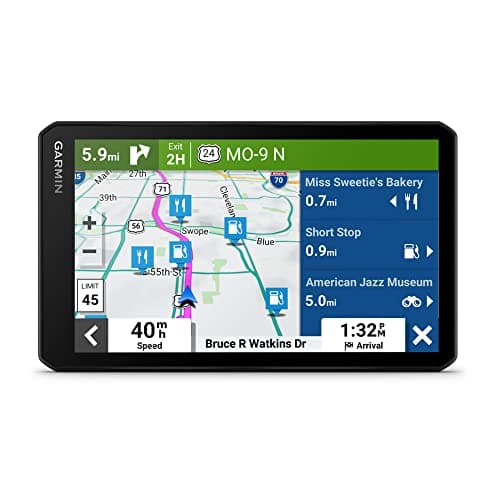 Garmin DriveCam 76, Large, Easy-to-Read 7” GPS Car Navigator, Built-in Dash Cam, Automatic Incident Detection, High-Resolution Birdseye Satellite Imagery (Renewed)