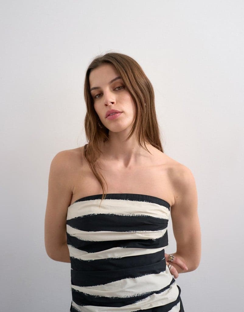 Casual Sleeveless Bandeau Maxi Dress