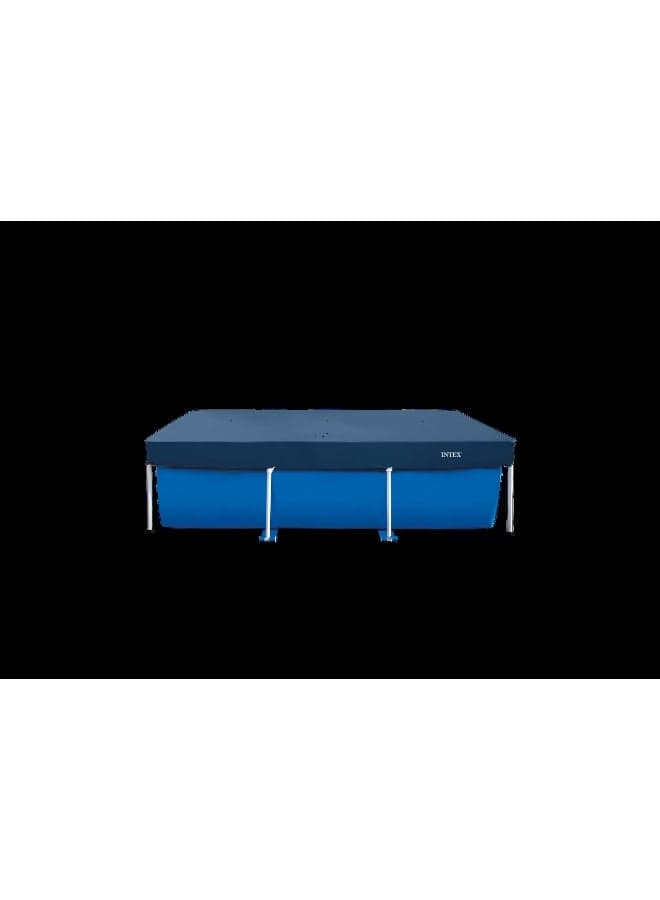 Rectangular Pool Cover - 305 x 183 cm (10ft x 6ft) Heavy-Duty Frame Pool Shield for Debris Protection 3x2meter