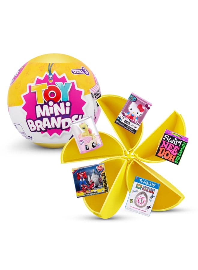 5 Surprise Toy Mini Brands Series 3 Capsule By ZURU