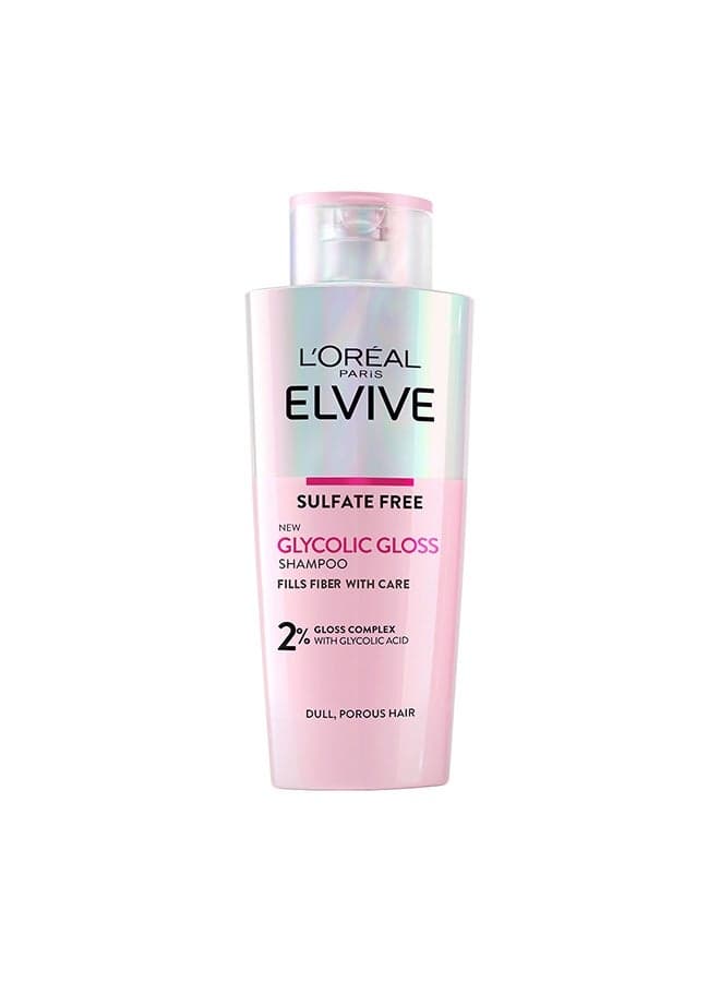 L'Oreal Paris Elvive Glycolic Gloss Sulphate Free Shampoo 200ml