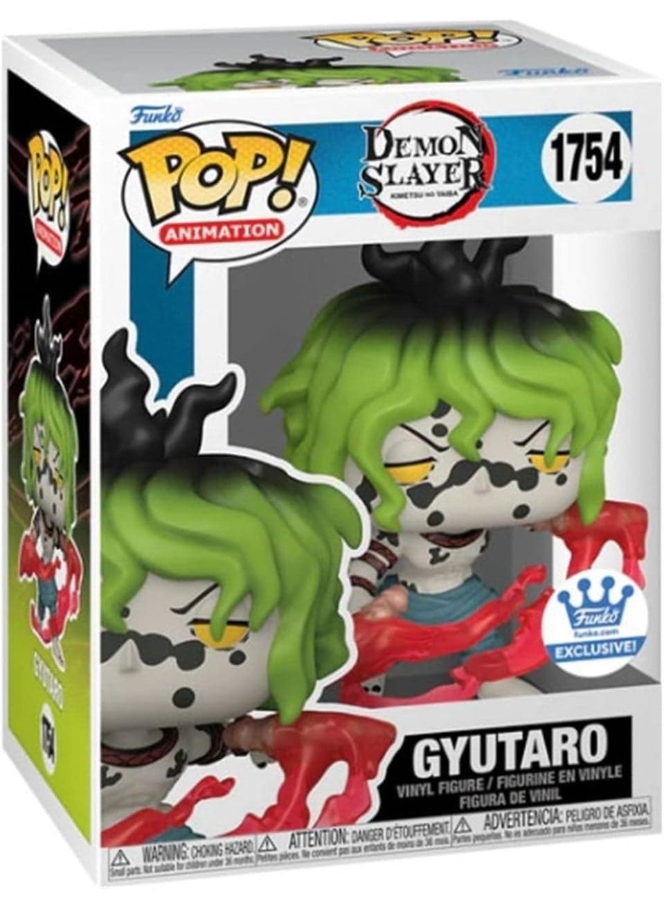 Funko Pop! Demon Slayer Gyutaro Vinyl Figure Toy, Multicolor