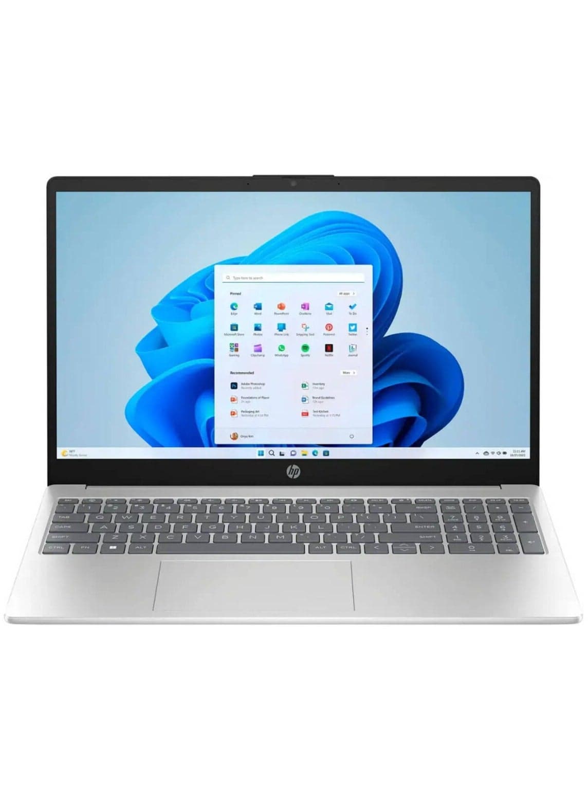 (Upgraded Version) Laptop, 15.6" Touch-Screen HD Display, Intel Core i5 1235U Processor, 8GB RAM, 512GB SSD, Intel Iris Xe Graphics, Keyboard, Windows 11 | A9PE6UA#ABA English Natural Silver English Natural Silver