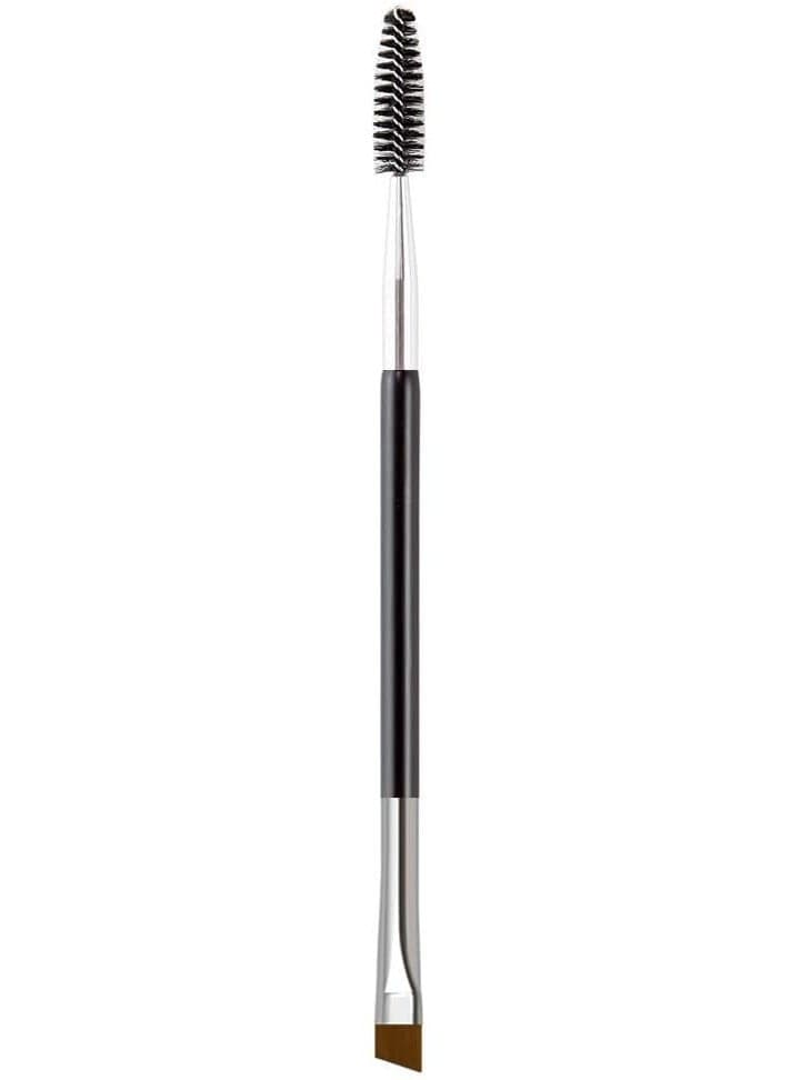 2-Piece Dual Ended Eyebrow Professional Angled Lash Brushes - BLACK