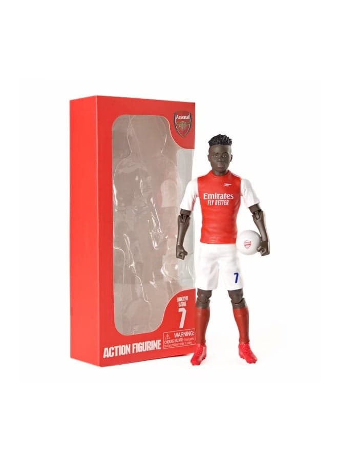 SOCKERS Arsenal F.C. Bukayo Saka 8" Collectible Soccer Action Figure