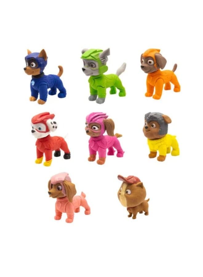 Paw Patrol The Mighty Movier 3D Puzzle Erasers 1Pk Window Box.