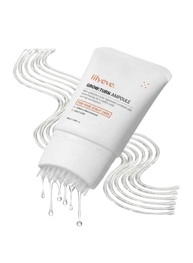 lilyeve GROWTURN Hair Growth Serum with Built-in Brush, Heartleaf-Derived Exosomes to Revitalize, Scalp Massager |100ml