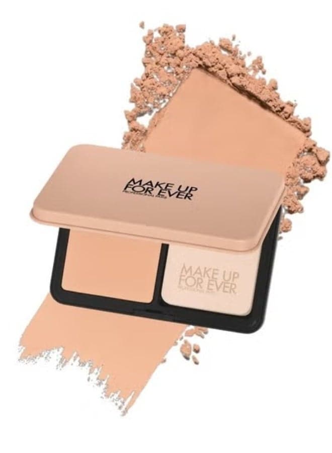 MAKE UP FOR EVER HD Skin Matte Velvet Blurring Foundation & Setting Powder 11g – Shade 2N22 Nude - Light to Medium Skin Tones with Neutral Undertones