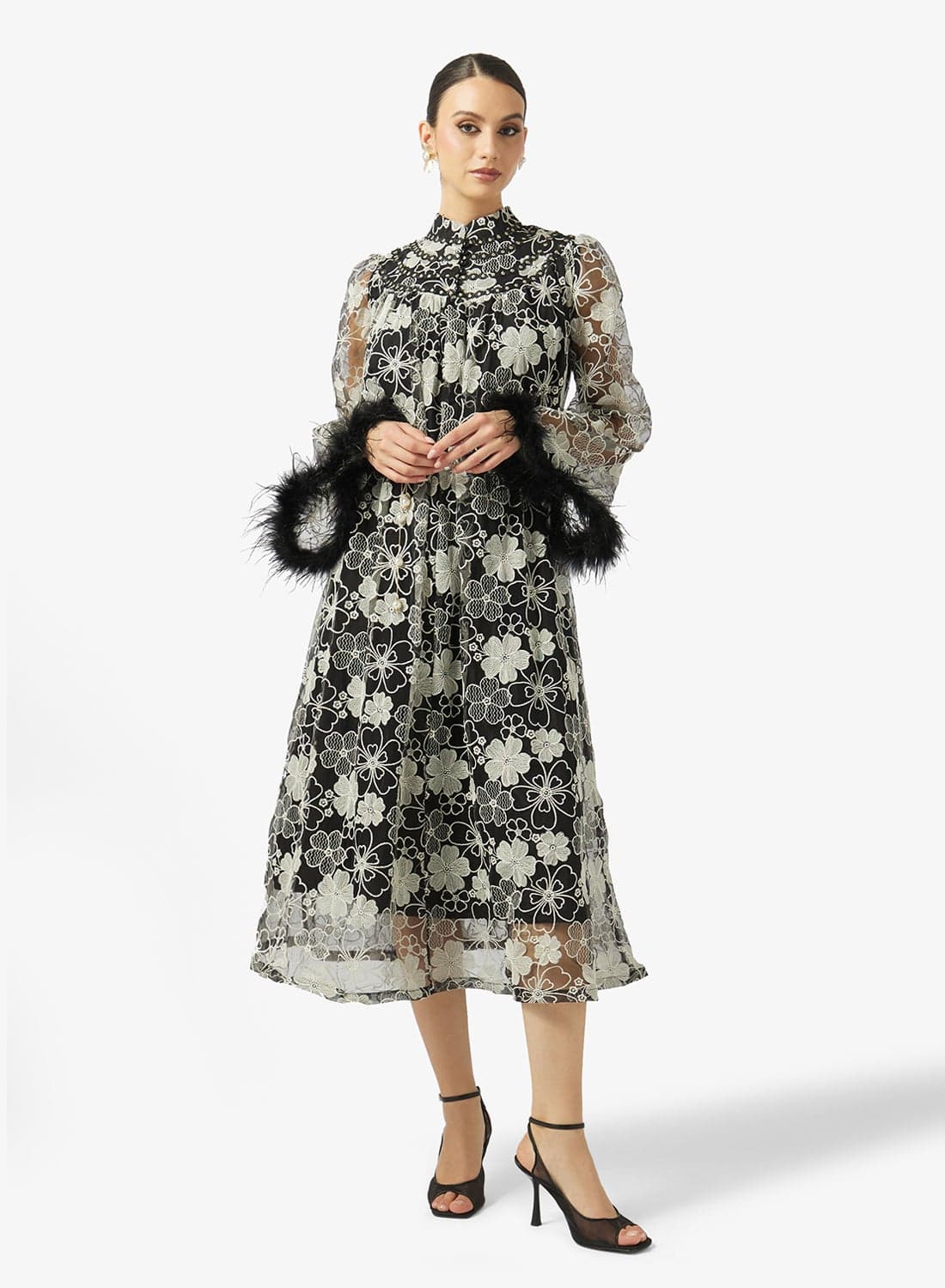 Lace A-line Dress