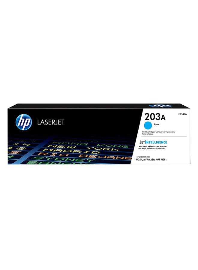 203A Original Laserjet Toner Cartridge CF541A Cyan Cyan