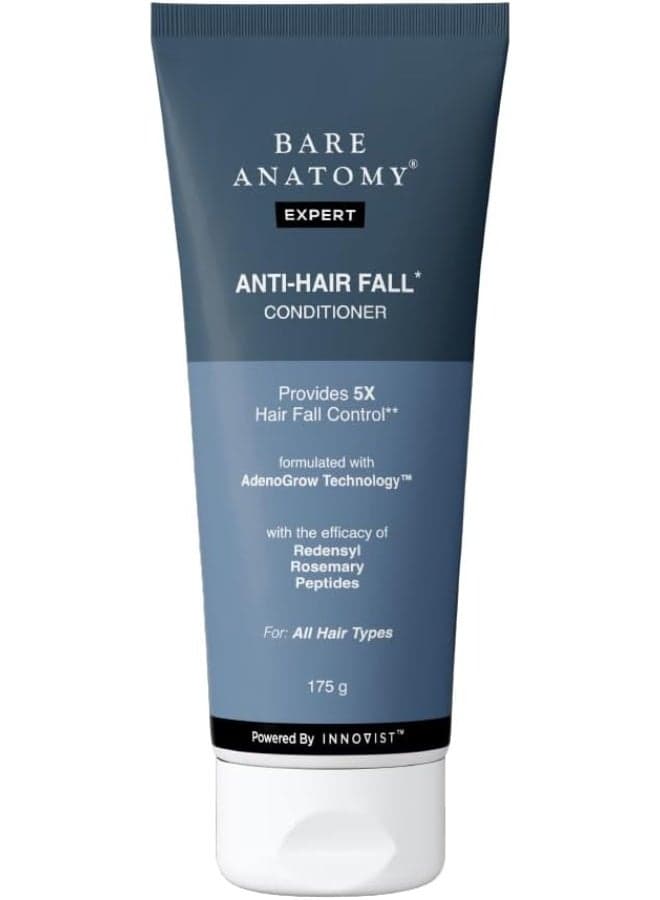 Anti-Hair Fall Conditioner with Redensyl, Rosemary & Peptides | Reduces Hair Thinning, Breakage & Frizz | Strengthens Hair, Adds Shine | For All Hair Types 175gm
