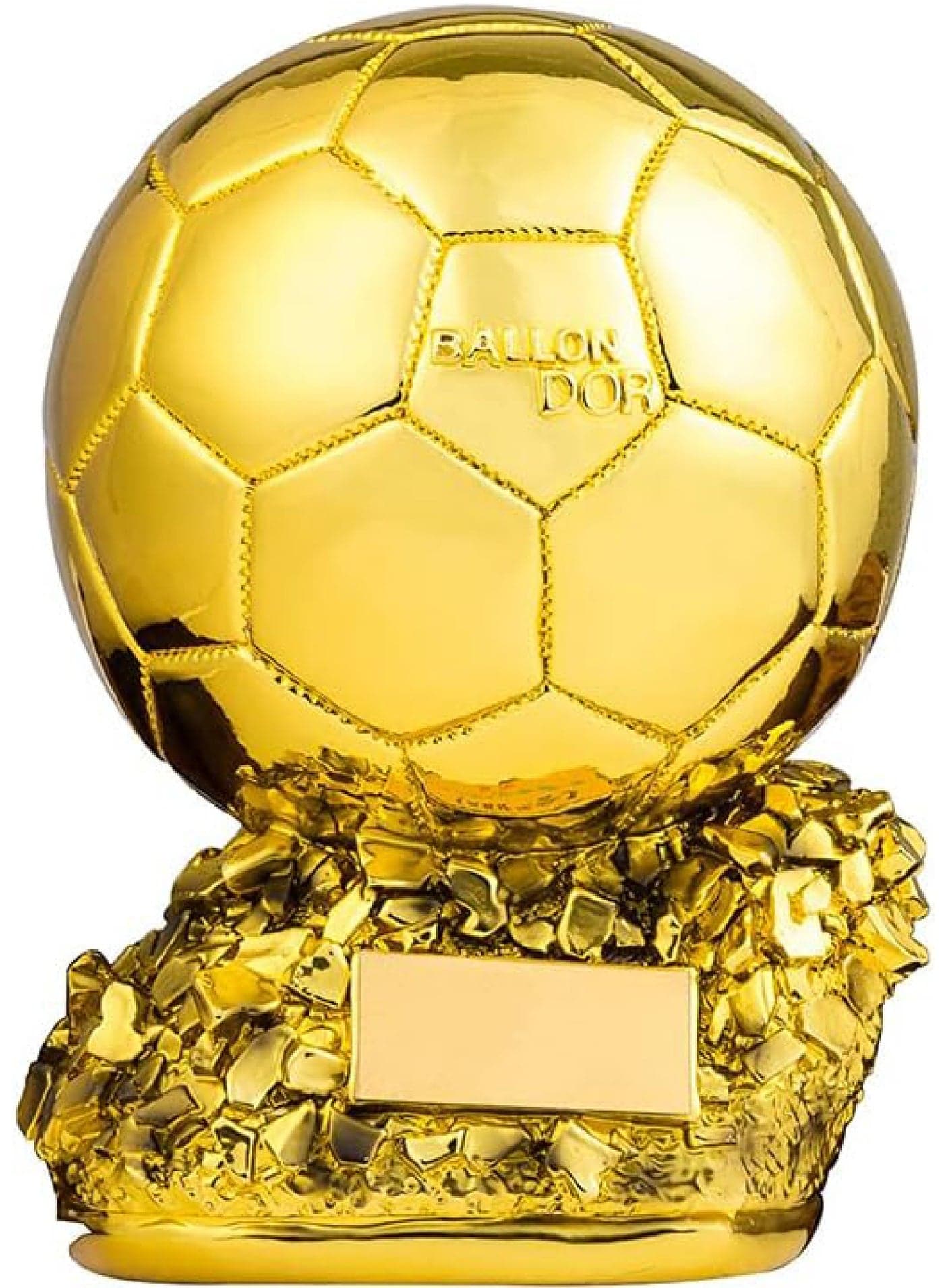 New Ballon d'Or Trophy Football Golden Ball Award Trofei Calcio World's Best Player MVP Soccer Fans Craft Souvenir Home Decor
