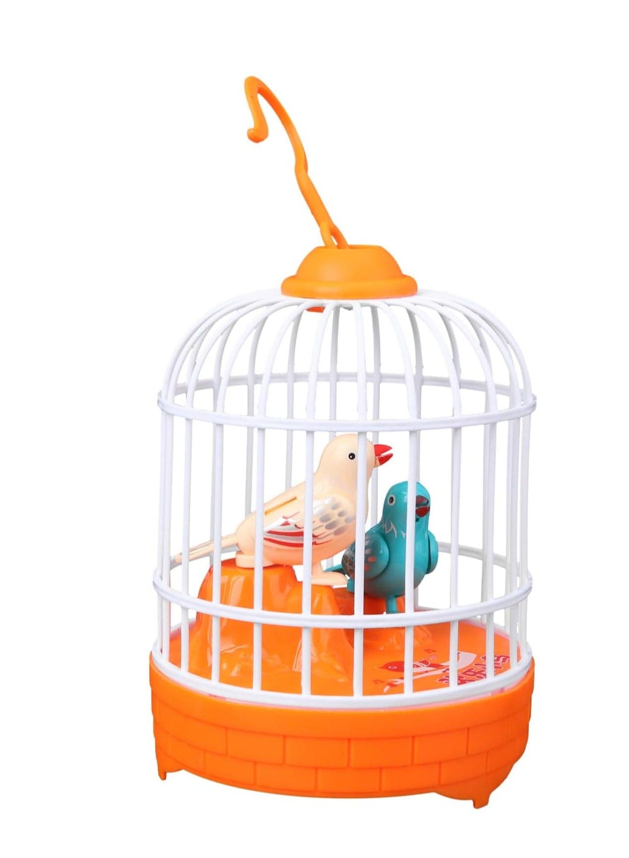 Lifelike Singing and Chirping Bird in Cage Realistic Sounds and Movements for Authentic Bird-Watching Experience