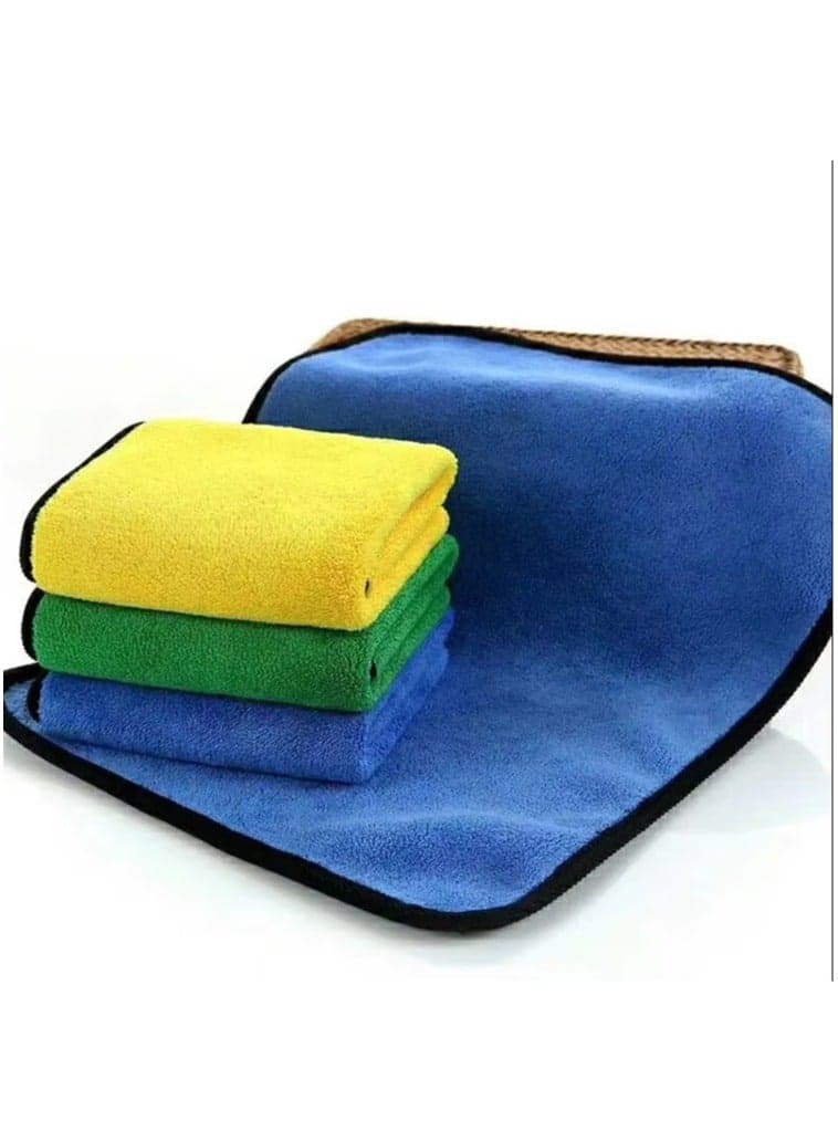 3-Piece Car Towel Cleaning Cloth Microfiber Towel for Car