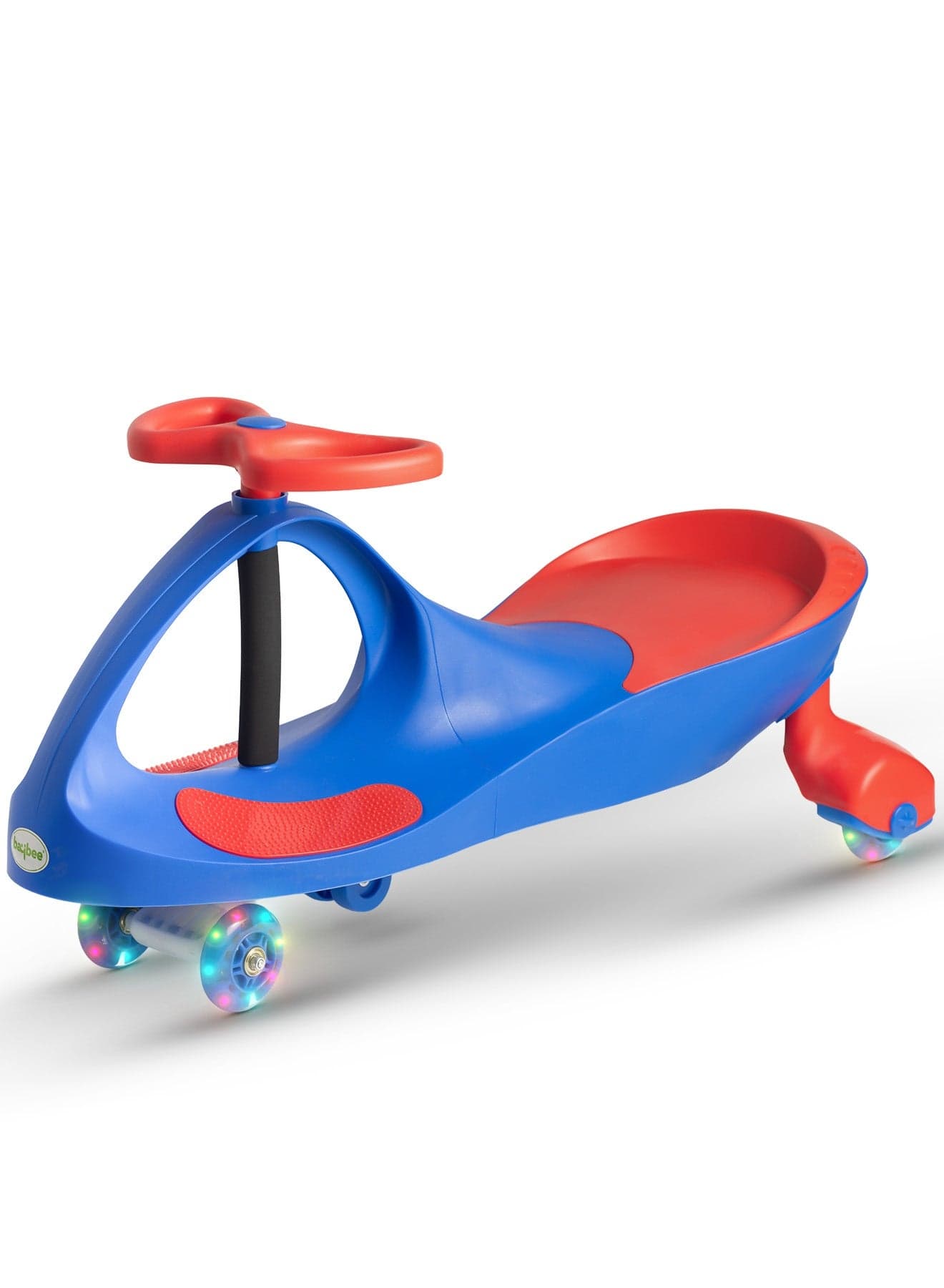 Unicorn Magic Car for Kids Push Ride On Baby Cars with Scratch Free Pu LED Wheels Push Cars Ride on Car for Kids Cars Ride on Toy Swing Cars for Kids 3+ Years Boys Girls Blue Red