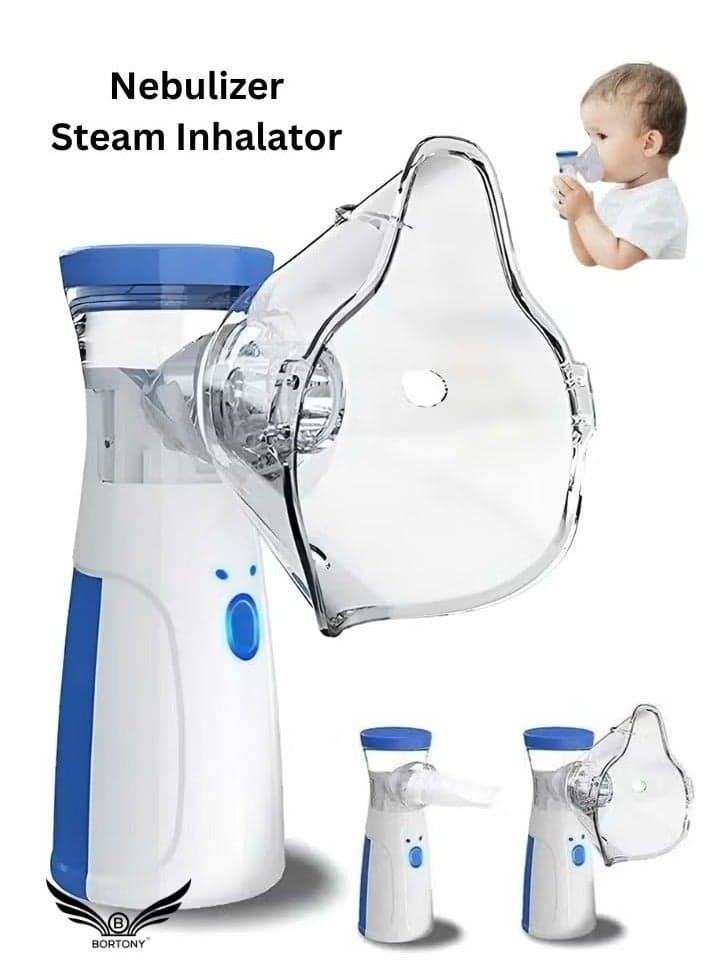 Portable Nebulizer Mini Vaporizers Machine Handheld Atomizers for Adults and Children Travel Nebulizer Steam Inhalator