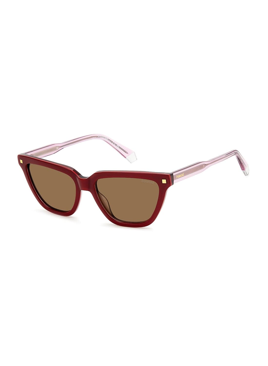 Women's Polarized Rectangular Sunglasses - Pld 4157/S/X Black Millimeter - Lens Size: 55 Mm