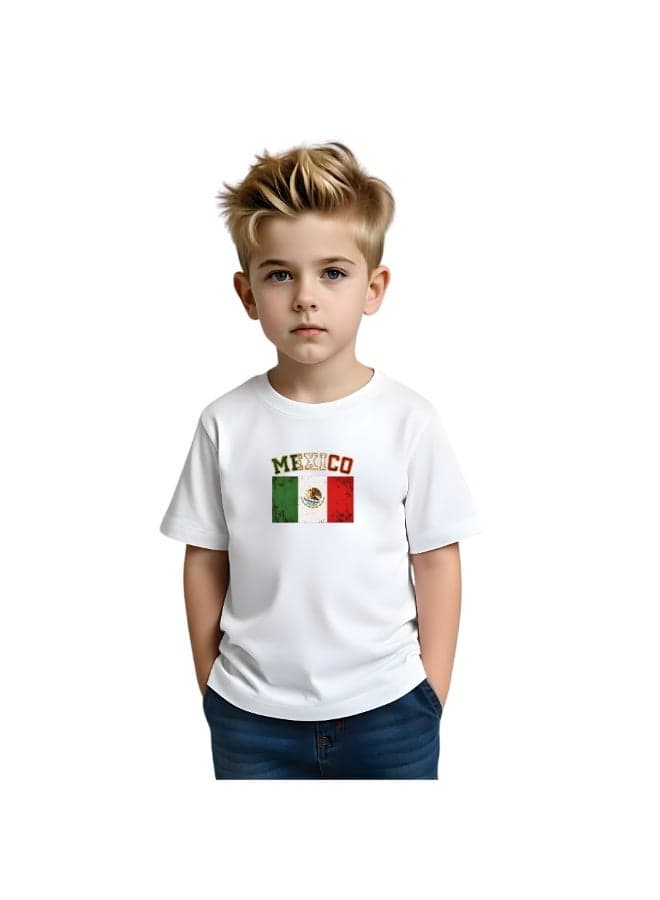 Mexican Kids Boys T-Shirt-100% Cotton-Comfortable & Stylish Design For Kids-Half Sleeve Tshirt For Boys-Gift For Boys|Boys Round Neck Tshirt