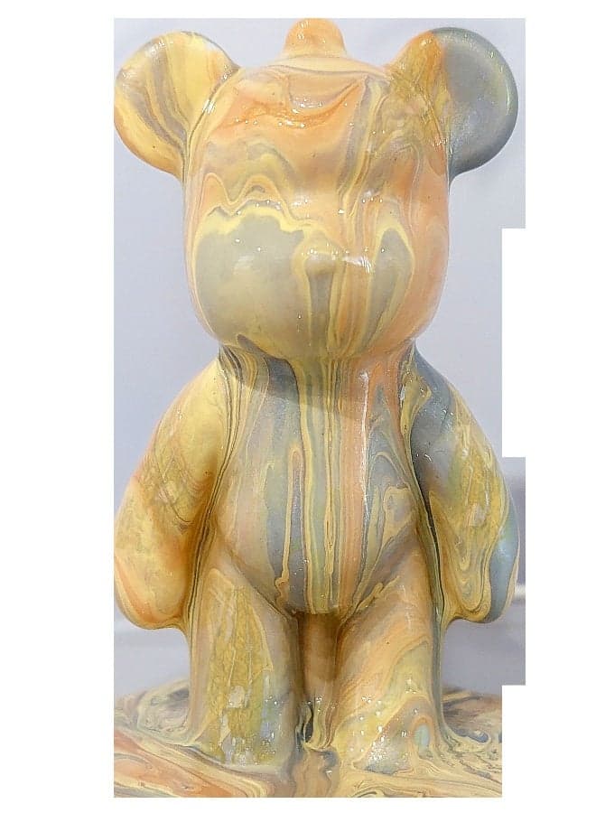 2-Mini Bear With keychain Asstd. Yellow | Mini Yellow Bear Keyring 5+ Years Turn plain into playful with the | Kids Toy for Boys & Girls