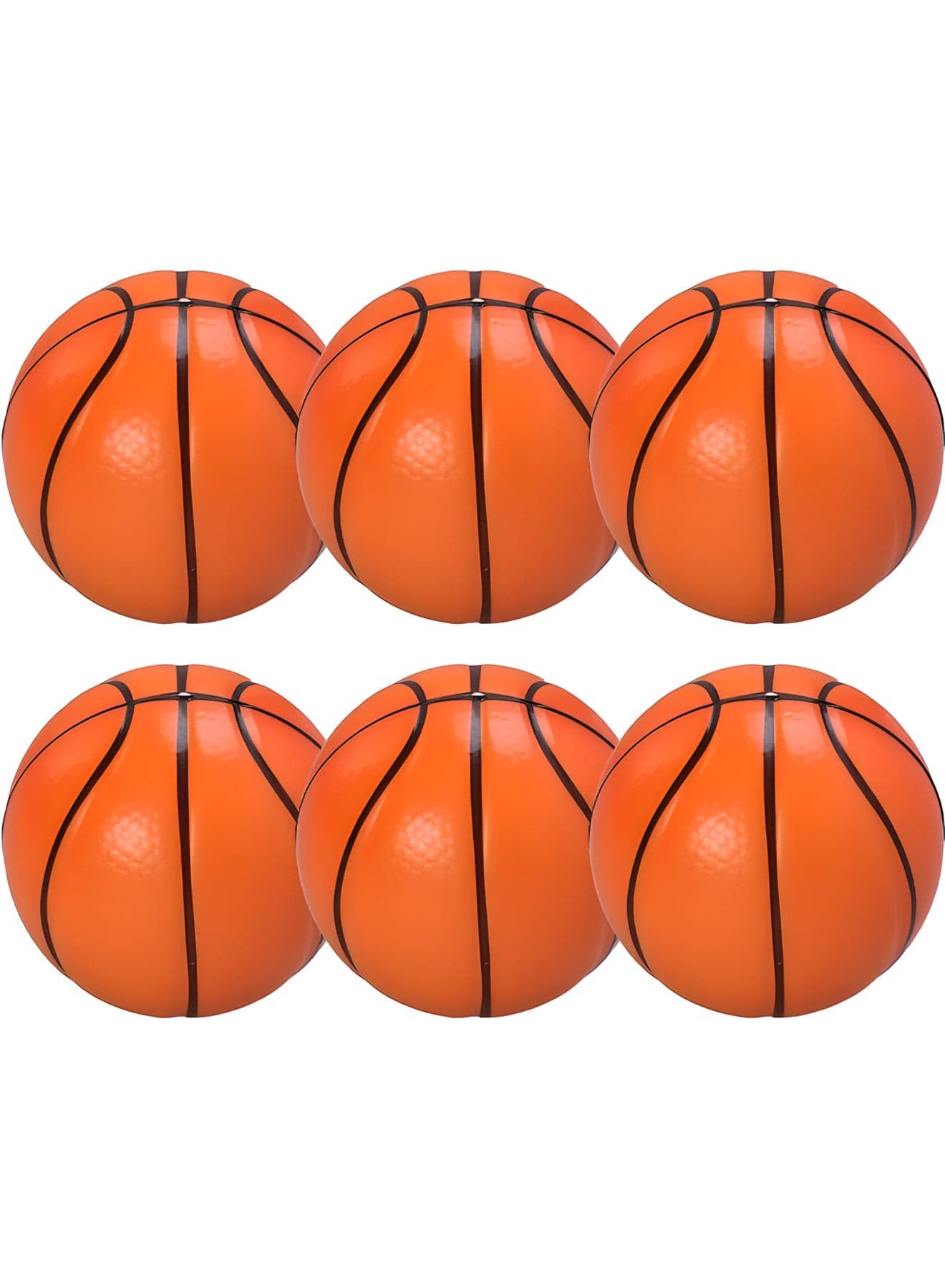 6pcs Mini Basketballs Relaxation Toy Basketball Stress Balls