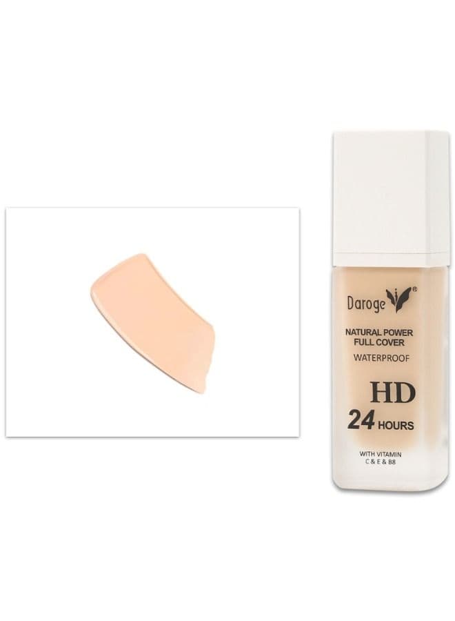 Vitamin C/ E/ B8 Include Waterproof Makeup Foundation 45 ml - Rose Ivory
