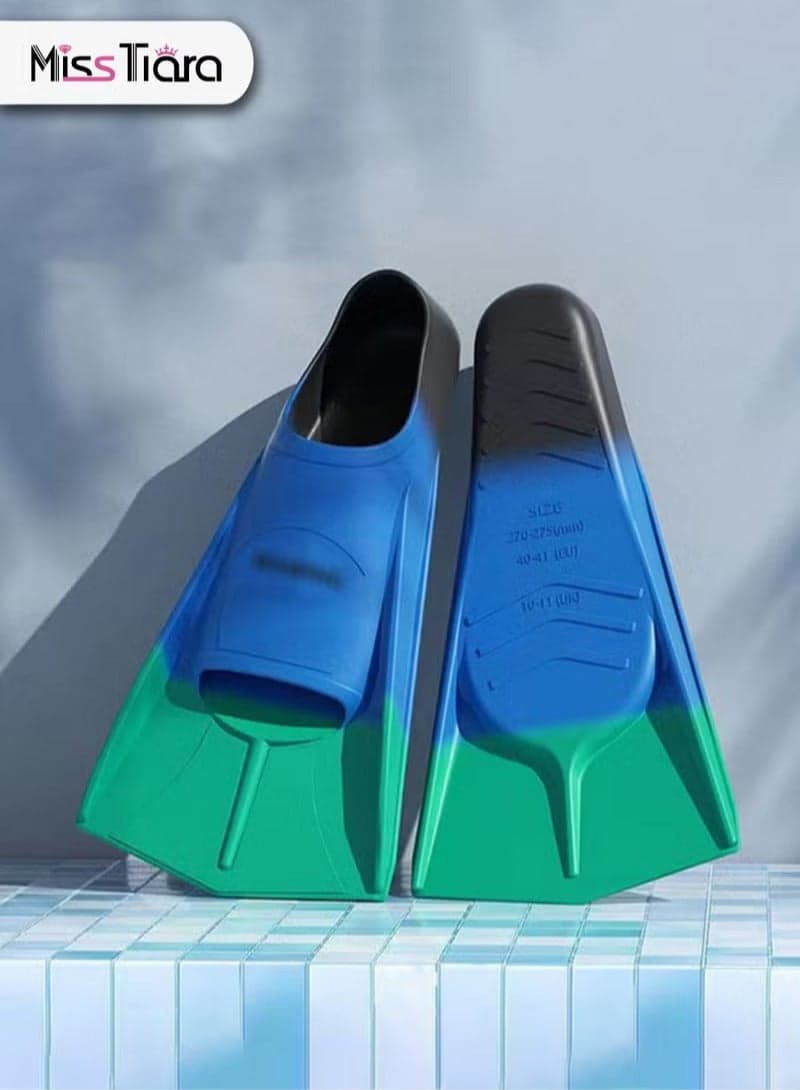 Swim Training Fins Silicone Swimming Fins for Kids Teens Adults Women MenRecommended for size