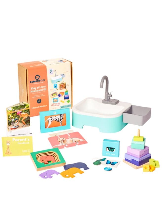 Montessori Learning Wooden Baby Toys Montessori Toys For 2+ Year Old Wooden Puzzles And Baby Toys For 0 To 2 YearsDevelops Logical Thinking And Visual Skills Ideal Gift