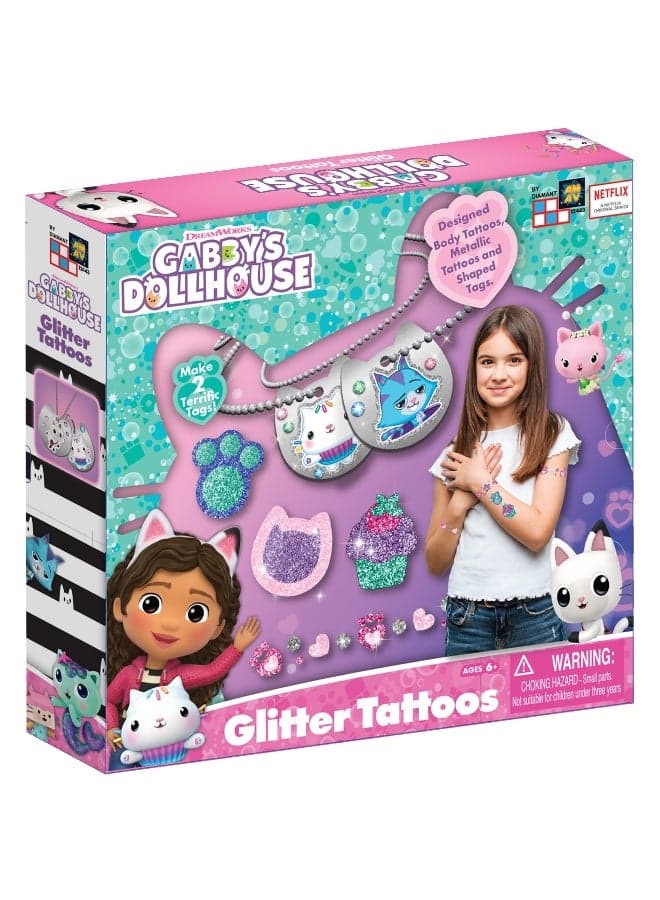 Glitter Kids Tattoo & Sticker Set – Colouring Activity Kit for Creative Play