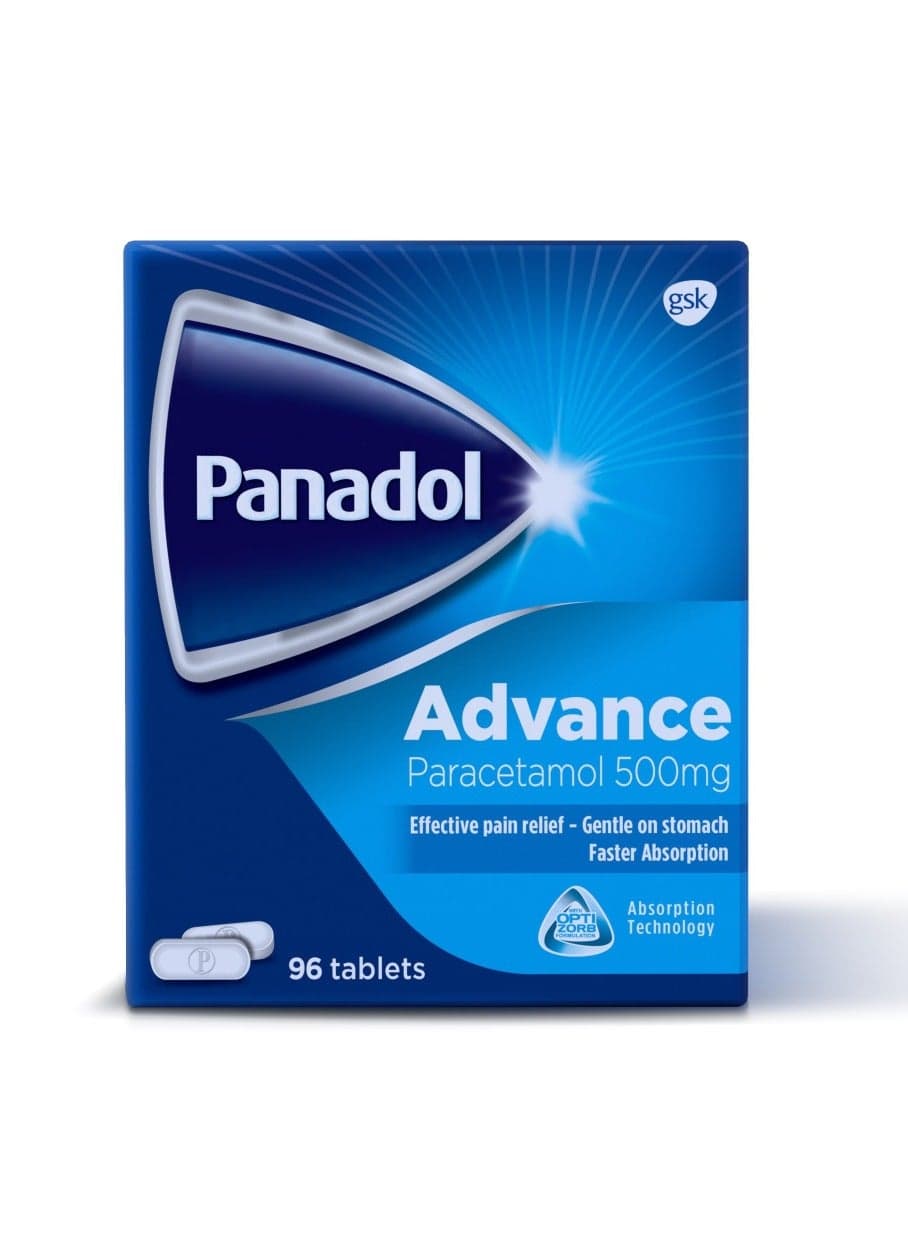 Panadol Advance 96 Tablets (Effective Headache, Fever & Pain Relief)