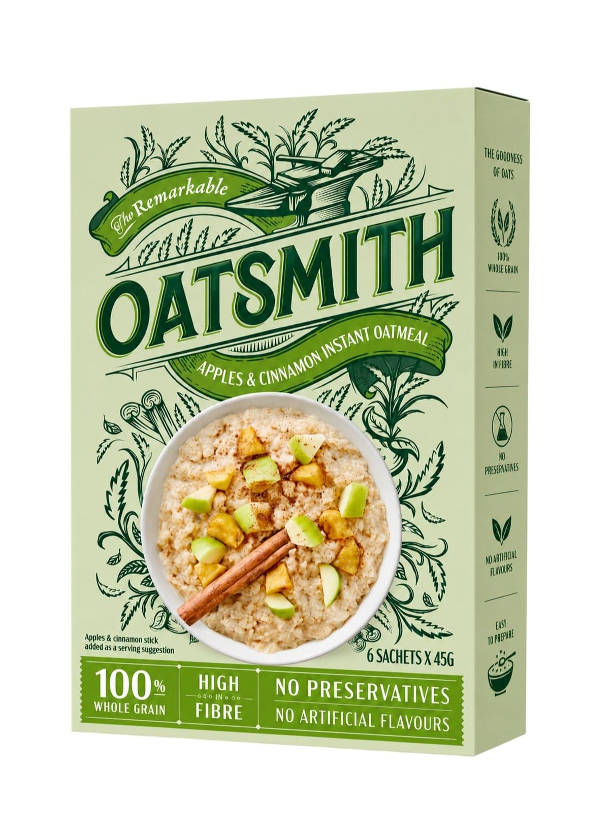Apple & Cinnamon Instant Oatmeal
