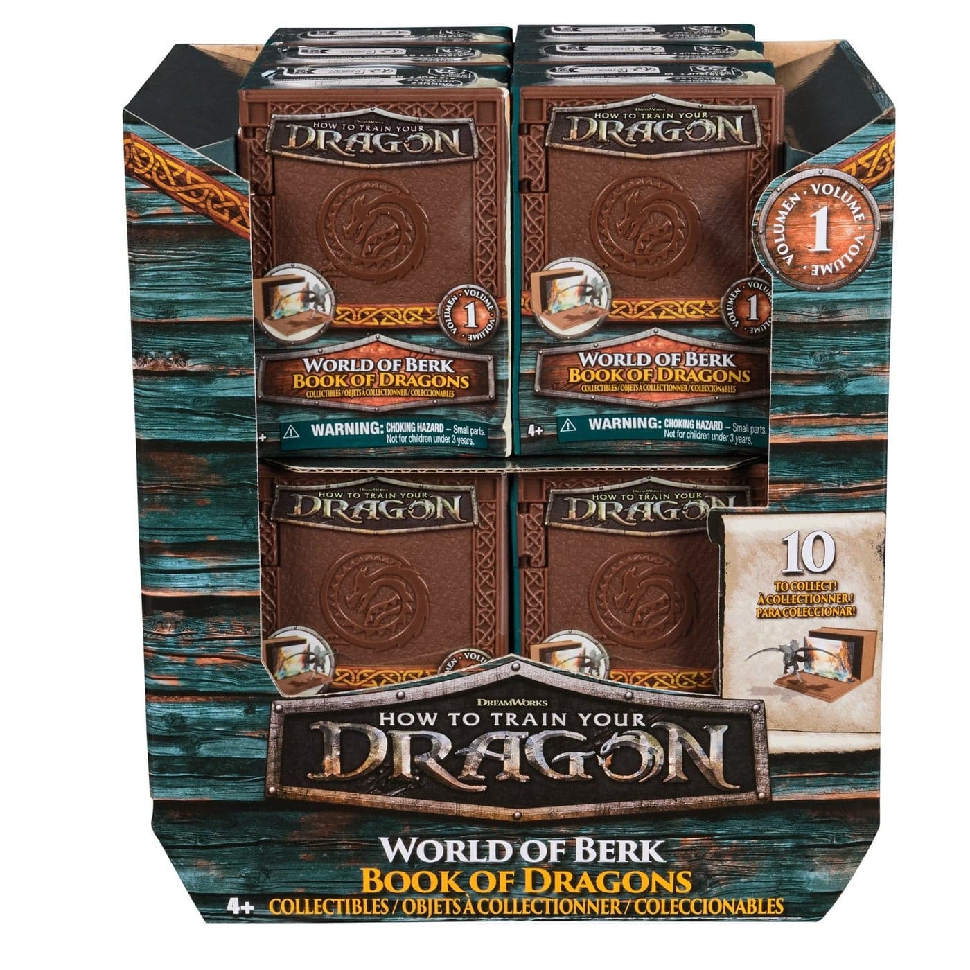 DreamWorks How to Train Your Dragon Mini Collectible Book of Dragons Set (5 cm, Assorted)