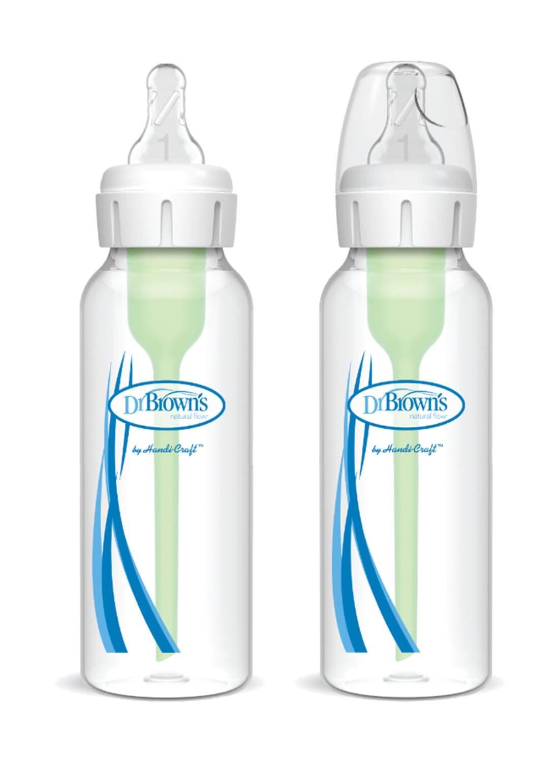 Pack Of 2 Anti Colic Narrow Options Plus Baby Feeding Bottle, 2 X 250 ML, 0 Months +