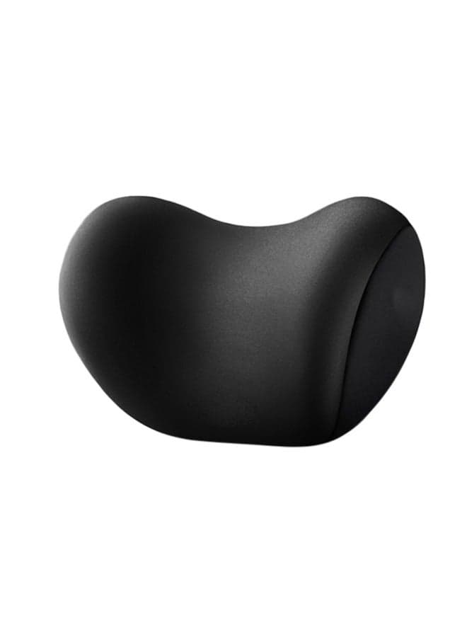 Car seat headrest, neck pad, memory foam black