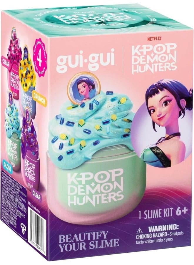 Gui-gui Slime Kit K-Pop Demon Hunters Single Pack - Zoey Gloss Slime | Collectible Slime | Creative Fun Ideas | Develops Sensory Skills | Entertaining Toy | Stress Relief Toys for Kids