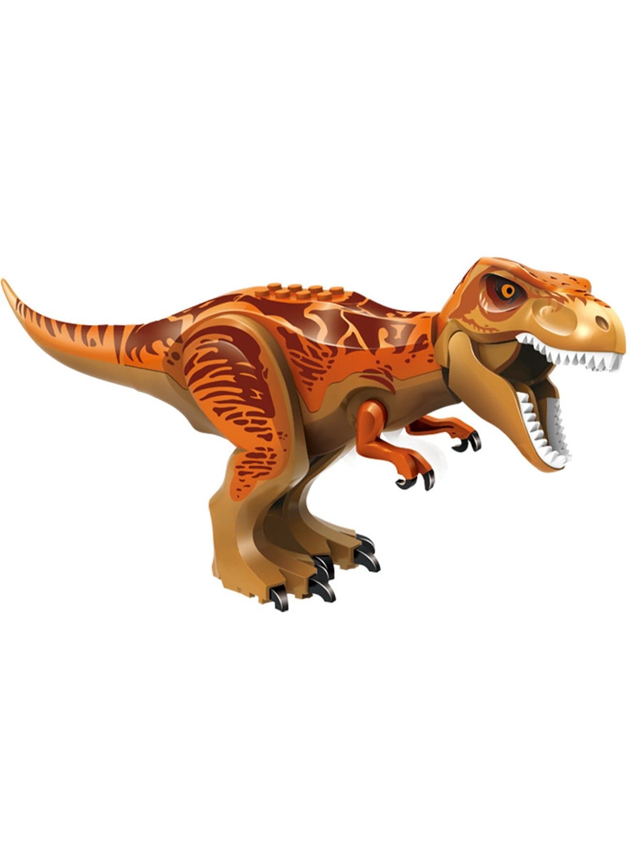 1-Pack Jurassic Large Dinosaur Building Blocks Tyrannosaurus Rex Quetzalcoatlus Spinosaurus Activity Model Children'S Toy (Tyrannosaurus Rex 17*28.5cm)