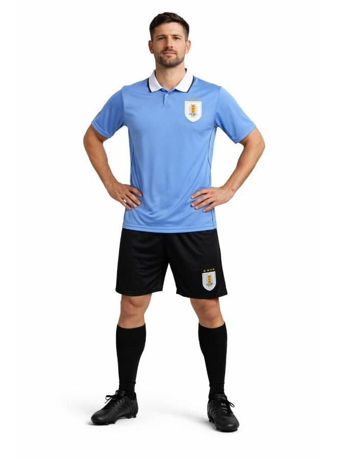 Men’s Uruguay Jersey Kit – Football Shirt & Shorts Set