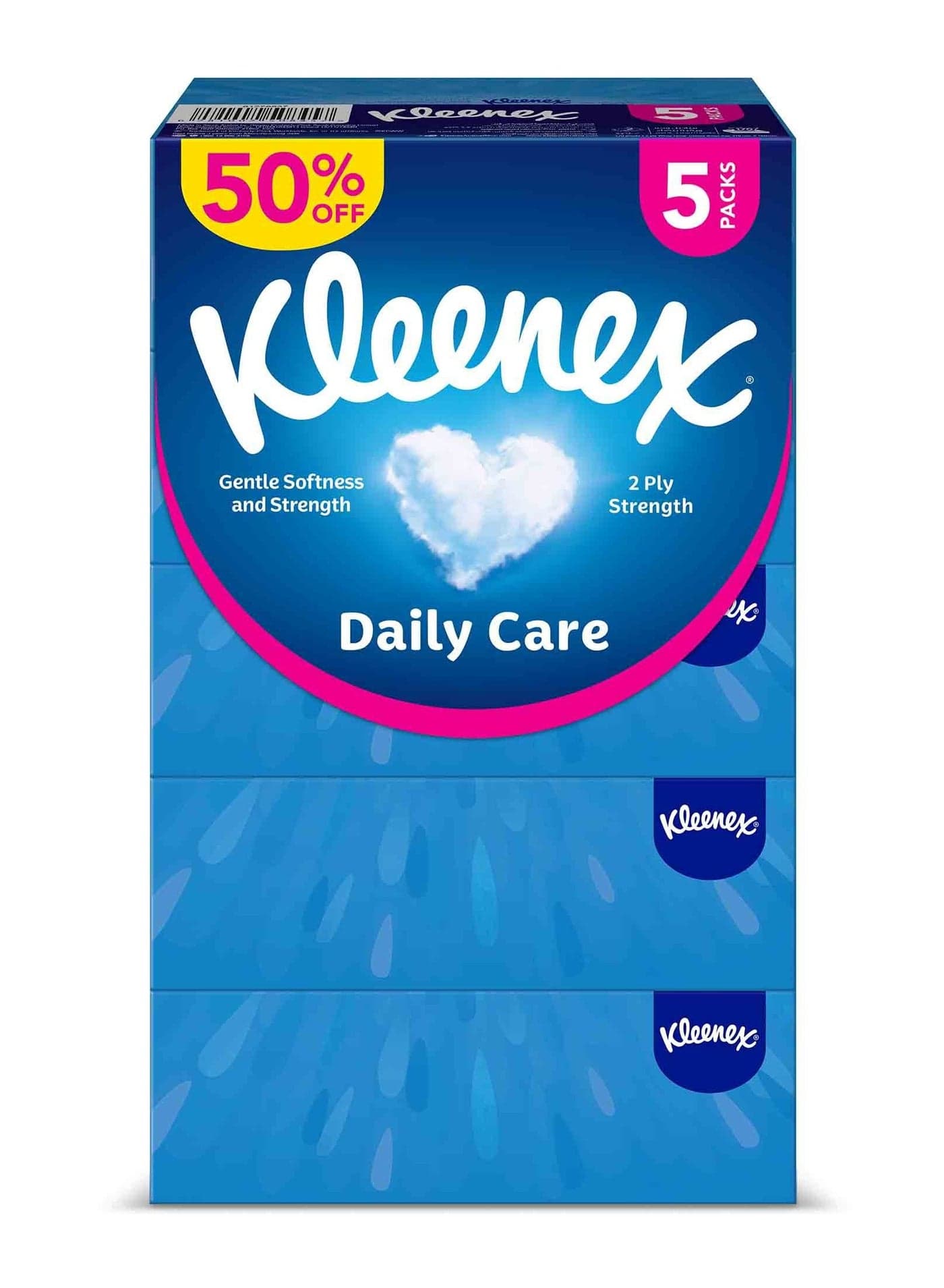 Daily Care Facial Tissue 120 Sheets