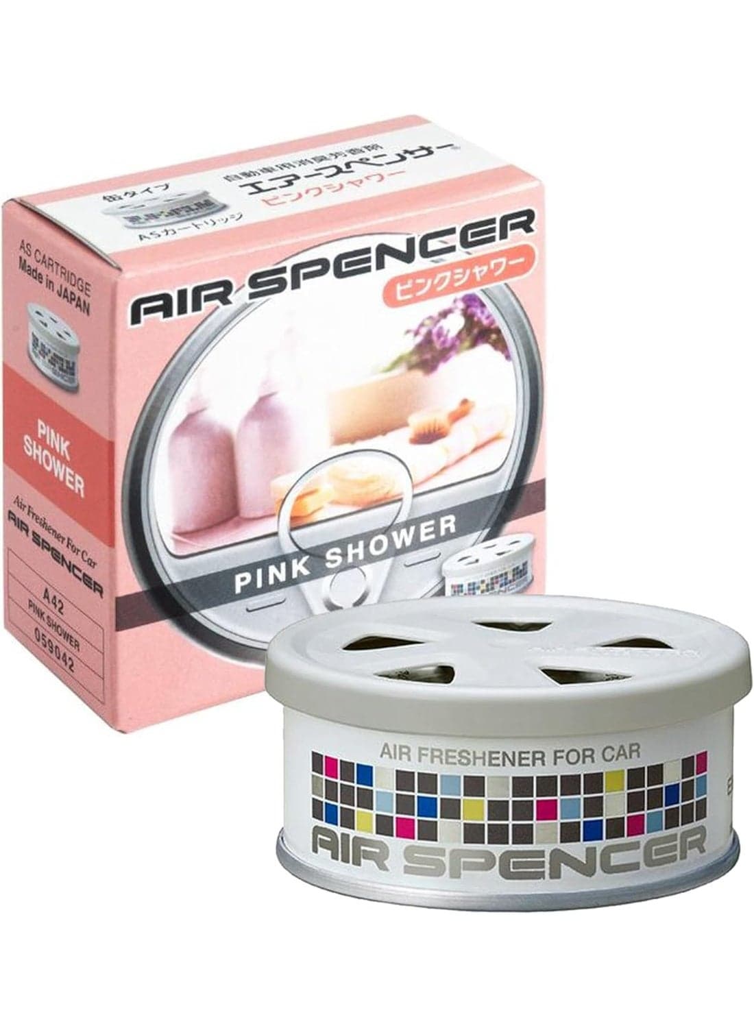 Air Spencer Pink Shower Car Perfume Gel – Long-Lasting Fresh Scent Air Freshener for Vehicles, Home & Workspace